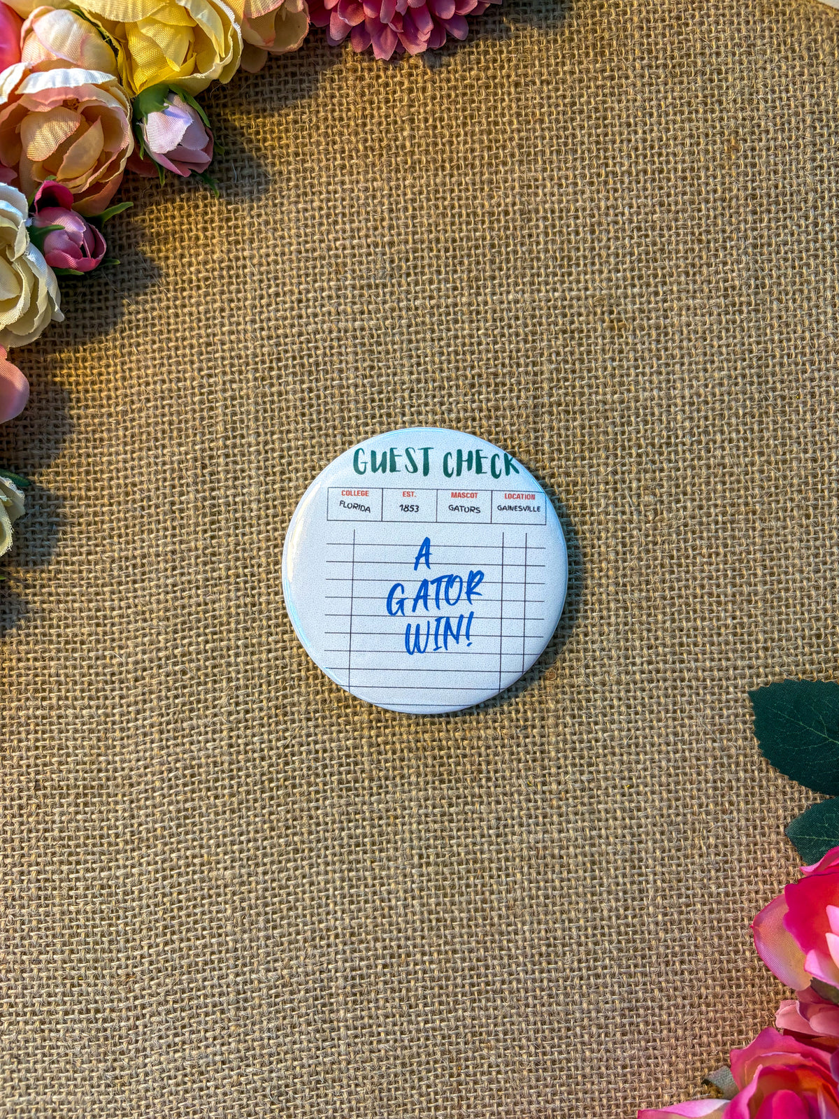 A Gator Win - University of Florida Inspired Button