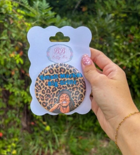 Small Market Big Grillz - Jaguars inspired button