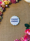 Chomp Chomp Pearled Edge - University of Florida Inspired Button