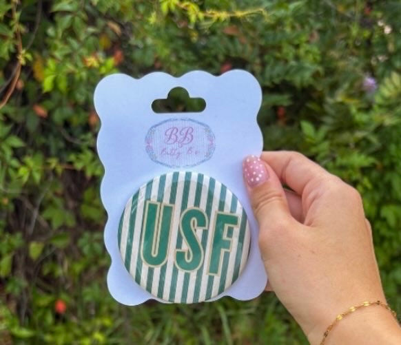 USF - University of South Florida inspired button