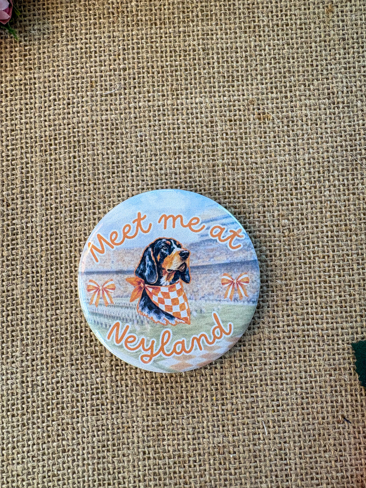 Meet me at Neyland watercolor - University of Tennessee inspired button