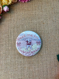 Meet me in Tuscaloosa watercolor - University of Alabama inspired button
