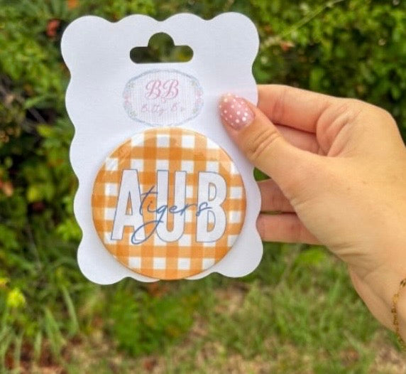 AUB tigers - Auburn University inspired button