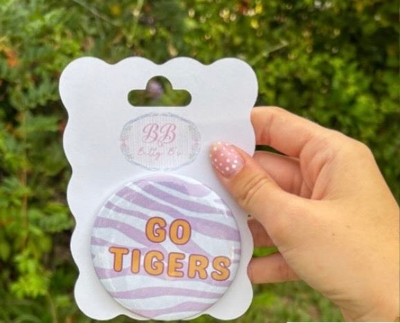 Go Tiger - Union County inspired button