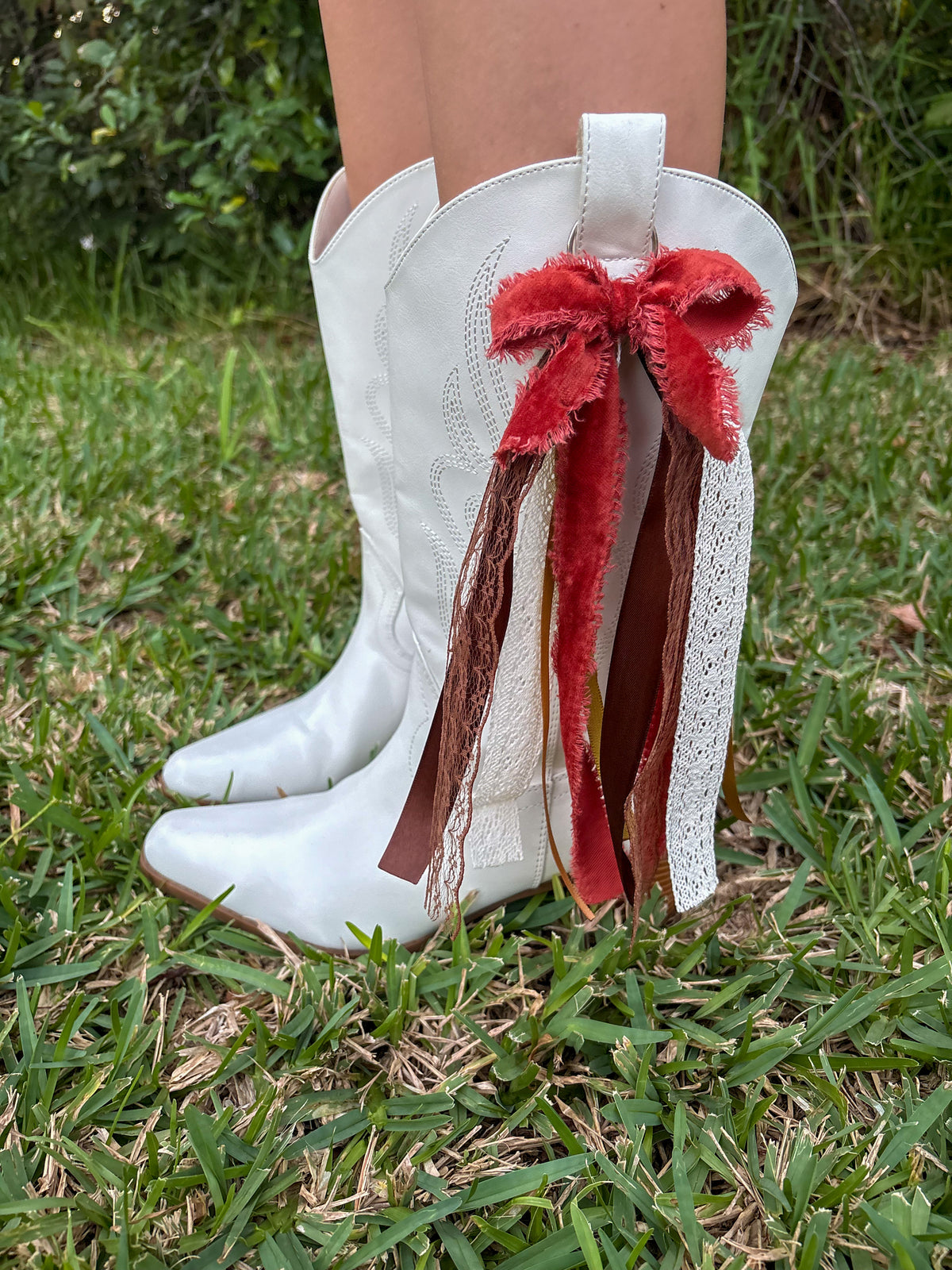 Pumpkin Spice Boot Bows