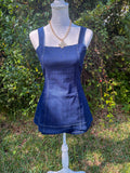 The Olivia Denim Romper