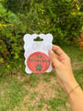 Go Wildcats red polka dots - Baker County inspired button