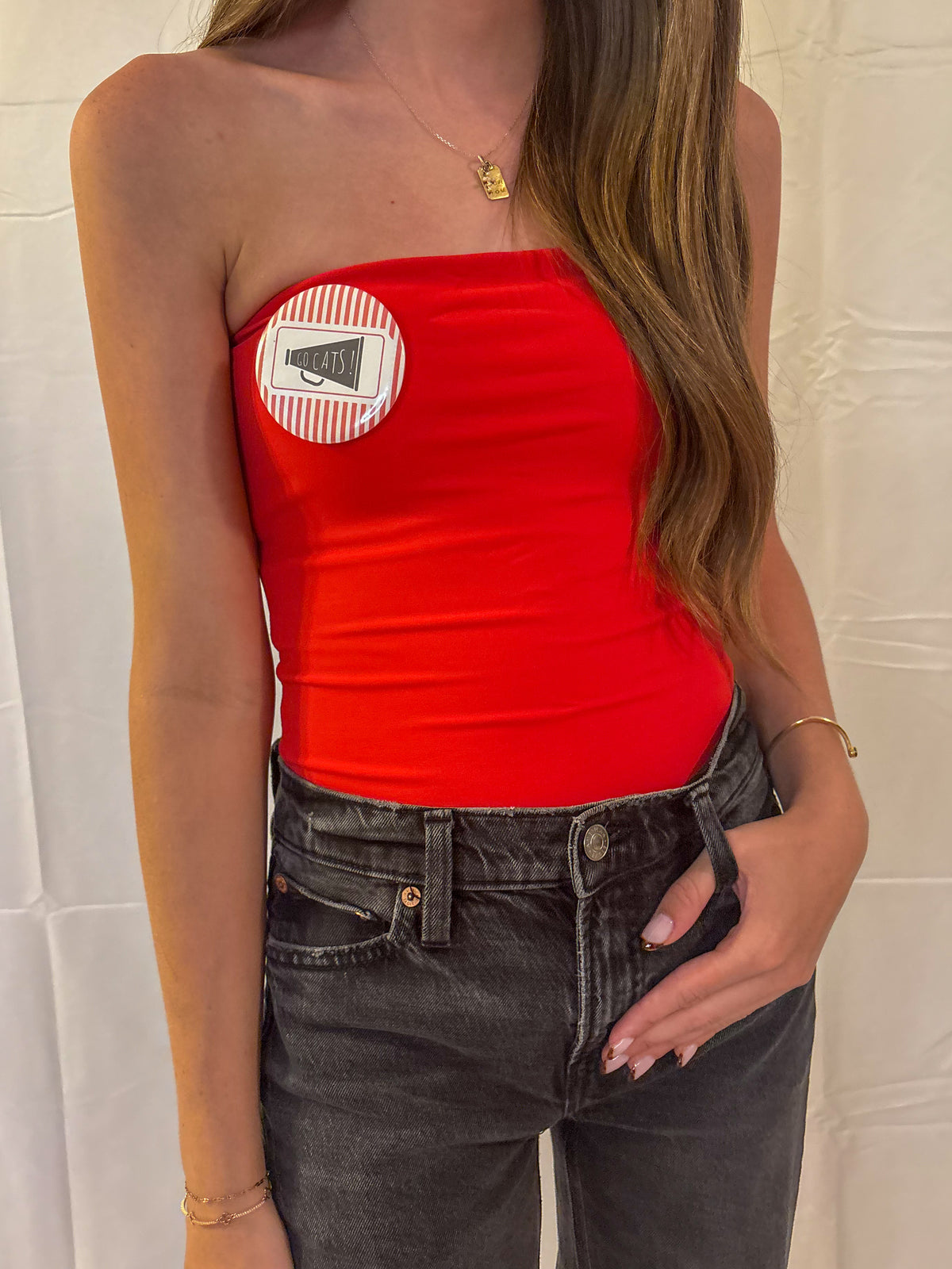 Cats megaphone - Baker County inspired button