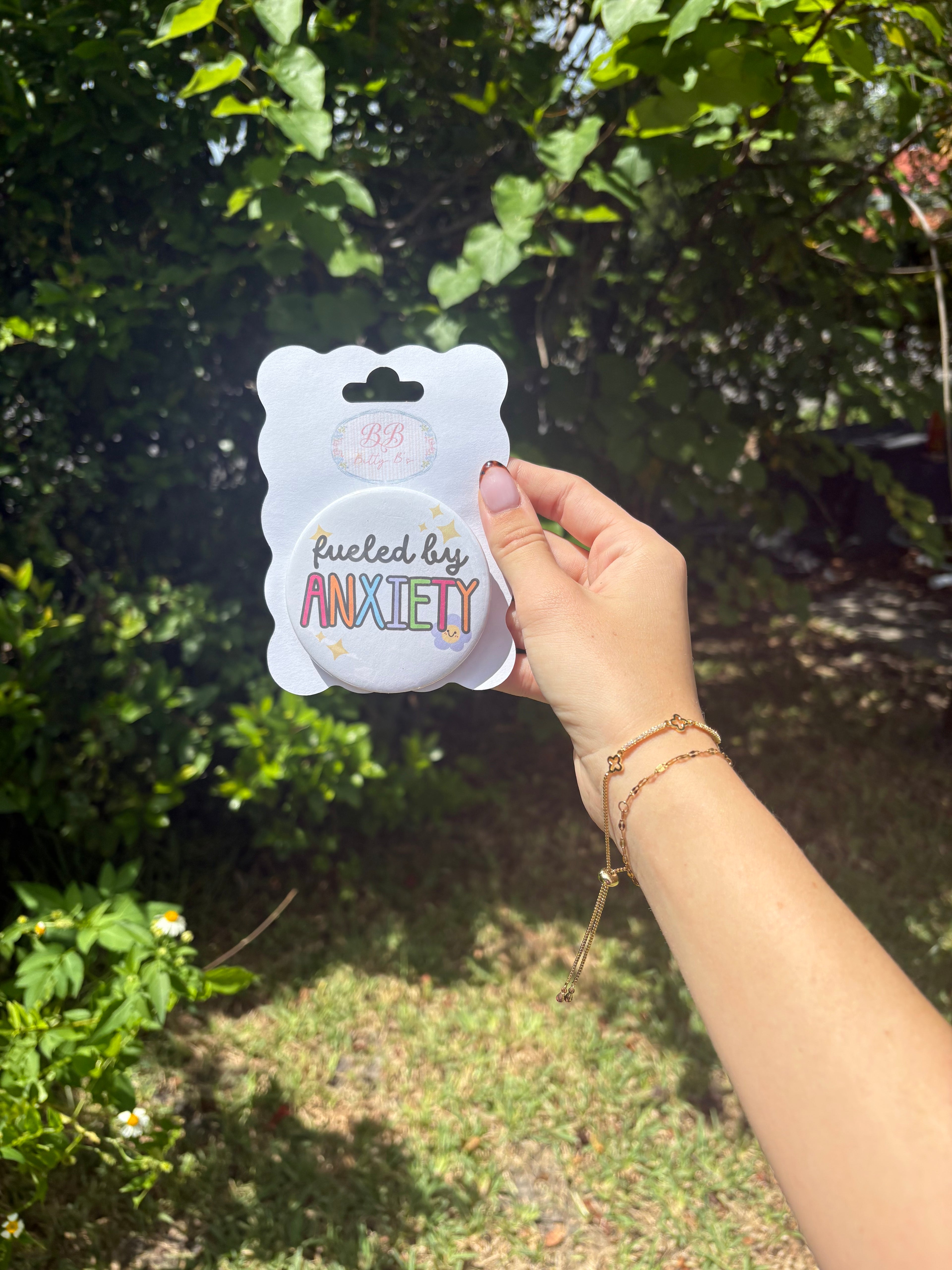 Fueled by Anxiety button